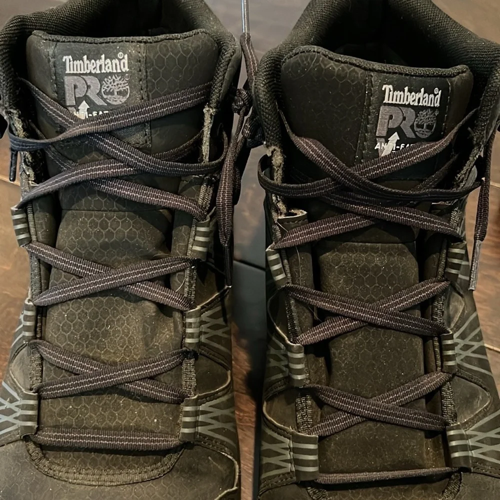 Timberland pro power train alloy steel toe slip resistant boots 13